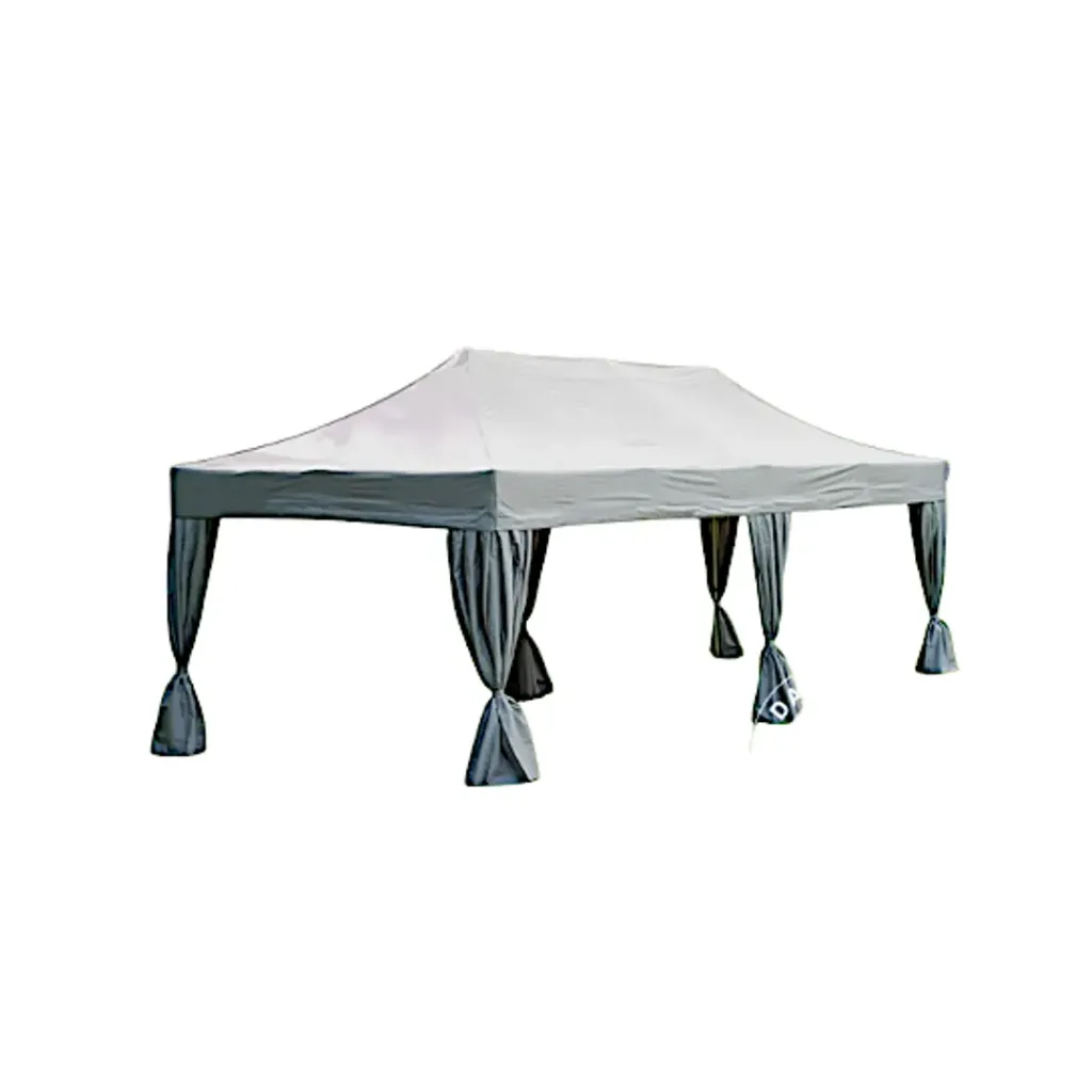 Tonnelle Taupe 4m x 8m